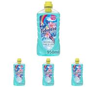 Fabuloso Detersivo Pavimenti Fiori di Loto 950ml | Detergente Multiuso | 100% Pulizia Istantanea | Profumo per 24 ore | Formula Biodegradabile al 94% | 99% Ingredienti di Origine Naturale