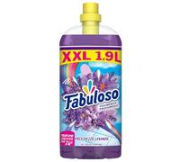 Fabuloso Detersivo Pavimenti Lavanda 1,9L | Detergente Multiuso | 100% Pulizia Istantanea | Profumo per 24 ore | Formula Biodegradabile al 98% | 99% Ingredienti di Origine Naturale