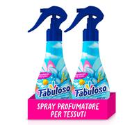 Fabuloso Spray Profumatore per Tessuti Fresco Mattino 2x250ml, Profumatore per