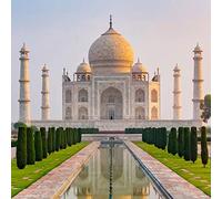 Fabulous Affiche Poster Taj Mahal India Meraviglia del Mondo Monumento Agra