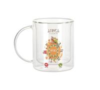 Fabulous Africa Is Calling Me Culture Tourism Travel - Tazza da caffè e The Isotherme 330 ml, effetto sospeso anti-bruciore, stampa in Francia