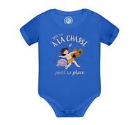 Fabulous Body Bambino Manica Corta Che va alla Caccia perde il suo posto Espressione Bambino, blu, 12 mesi