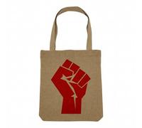 Fabulous Borsa Shopping Tote Bag Aspetto Lino - Comunismo e comunisti famosi Che Guevara - Borsa da spesa in tela spessa 360 g beige naturale, borsa a spalla solida stampata in Francia, Fist 2, 34 x