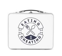 Fabulous Eating is Cheating Party Drinking Aperitif Alcohol - Scatola da gustare in alluminio, ciotola rigida, stile retrò, stampata in Francia