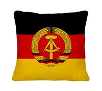 Fabulous Federa per cuscino in lino, motivo: bandiera della Germania dell'Est Calcio Sport squadra nazionale URSS - 40 x 40 cm