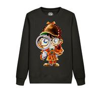 Fabulous Felpa Bambino Detective Conan Manga Giappone Anime, Nero , 10 anni
