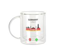 Fabulous Germany Is Calling Me Architecture Berlin - Tazza da caffè e The Isotherme 330 ml, effetto sospeso anti-bruciore, stampa in Francia