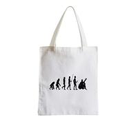 Fabulous Grande borsa per la spesa, da spiaggia, per studenti evoluti, Sitar indiano, musicale, strumento musicale