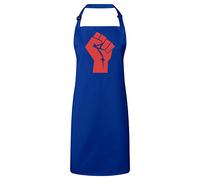 Fabulous Grembiule da cucina premium pugno serra resistenza militante partito comunista anarchico, blu, 81 x 90 cm