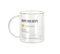 Fabulous Hope This Helps Work Office Email Funny Icon - Tazza da caffè e isolata da 330 ml, effetto sospeso anti-bruciore, stampa in Francia