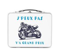 Fabulous J'Peux Pas Y'a Grand Prix Moto Course Meccanica GP - Scatola da gustare in alluminio, ciotola rigida, stile retrò stampata in Francia