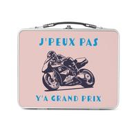 Fabulous J'Peux Pas Y'a Grand Prix Moto Course Meccanica GP - Scatola da gustare in alluminio, ciotola rigida, stile retrò stampata in Francia