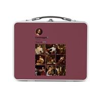Fabulous Lunch Box in metallo argentato per sandwich e snack - Caravaggio reti sociali pittura pittore barocco - scatola da gustare in alluminio ciotola rigida stile retrò stampata in Francia
