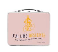 Fabulous Lunch Box in metallo argentato per sandwich e snack, una discesa che non ti piacerebbe montare umorismo alcool, scatola da gustare in alluminio, ciotola rigida, stile retrò, stampata in