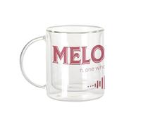 Fabulous Melophile Bohemian Music Culture - Tazza da caffè e The Isotherme 330 ml, effetto sospeso anti-bruciore, stampa in Francia