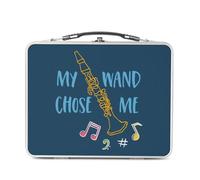 Fabulous My Wand Chose Me Music Musician Instrument - Scatola da gustare in alluminio, ciotola rigida, stile retrò, stampata in Francia