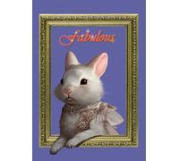 Fabulous Pink Bunny Miki - Grid Notebook - A4 0.5cm (0.196 inch) Diced Paper, 120 Pages: Cute Adorable Graph Paper Journal for Kawaii Lovers, Students, and Aesthetic Stationery Fans