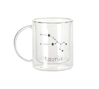 Fabulous Taurus Sign Astrology Star Constellation Minimalist - Tazza da caffè e The Isotherme 330 ml, effetto sospeso anti-bruciore, stampa in Francia