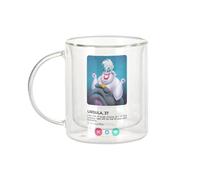 Fabulous Ursula Mermaid Social Network Meeting Love - Tazza da caffè e The Isotherme 330 ml, effetto sospeso anti-bruciore, stampa in Francia