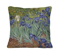 Fabulous Van Gogh Saint-Rémy Les Iris - Federa per cuscino in lino, 1889-40 x 40 cm