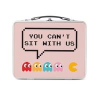 Fabulous You Can't Sit With Us Pixel Art Videogiochi Parodia Retro Gaming 1980 - Scatola da assaggiare in alluminio, ciotola rigida in stile retrò stampata in Francia