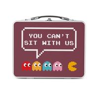 Fabulous You Can't Sit With Us Pixel Art Videogiochi Parodia Retro Gaming 1980 - Scatola da assaggiare in alluminio, ciotola rigida in stile retrò stampata in Francia