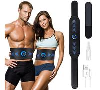 faburo Elettrostimolatore per Addominali, EMS Stimolatore Muscolare per Addominali, Braccia, Gambe, Pancia e Glutei, USB Ricaricabile, 6 modalità e 19 Livelli di Intensità, Attrezzo Fitness Home