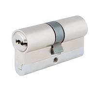 Fac 23253 Cilindro Profilo Europeo di Alta Sicurezza, cromo satinato, 60 mm