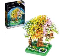 Facaihy 2008 Pezzi Friends Fiori Casa sull'Albero dell'Amicizia,Fiori Albero Casa Costruire Blocco Set di Costruzione da Giardino in Fiore di Ciliegio,Giochi dee Regalo