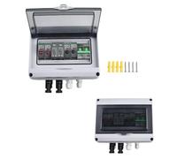 FACAIIO 2 in 1 fuori 550V IP65 impermeabilizzano la scatola combinatrice di PV con CC MCB e SPD per protezione del sistema del pannello solare