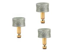 FACAIIO 3-Pack 6080 Grit Diamond Nail Grinding Head Wheel Electric Pet Nail Grinder, 4mm Shank, 21x13mm