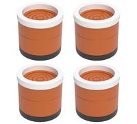 FACAIIO 4 tappetini antiscivolo per mobili, 8,6 x 8,6 x 9,5 cm, per letti, scrivanie, sedie, lavatrici, resistenti, supporto 500 kg
