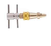 FACAIIO Accoppiamento rapido in ottone per frigorifero, raccordo per tubo da 1/4 di pollice con corpo in ferro galvanizzato per collegamento veloce dell'acqua o del vuoto