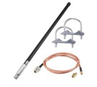 FACAIIO Antenna omnidirezionale esterna in fibra di vetro da 12 dBi, RAK Wireless, e per minatori Bobcat, 868 MHz o 915 MHz LoRa, cavo a bassa perdita da 1 m, connettore maschio tipo N