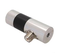 FACAIIO Antenna portatile a onde corte con base M10, design in plastica metallica per filettatura Pac-12, antenna radio compatta da viaggio per esterni per una migliore ricezione del segnale