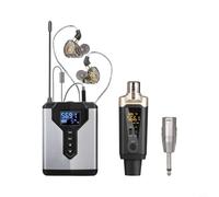 FACAIIO Auricolari professionali wireless per il monitoraggio e lo streaming live per performance sul palco e prove musicali, collegamento audio in tempo reale (1 a 1)