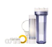 FACAIIO Bottiglia filtrante per acqua, a prova di perdite, filtro AS/PP per filtri standard da 25,4 cm per sistemi di giardino e sabbia (B)