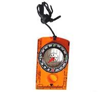 FACAIIO Bussola di navigazione, esploratore portatile per bussola, per escursionismo, arrampicata, ciclismo, esplorazione geologica, navigazione all'aperto e situazioni di sopravvivenza (arancione)