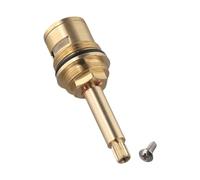 FACAIIO Cartuccia valvola rubinetto doccia con stelo lungo alto 80 mm corpo in rame e nucleo in bronzo inserto quarto di giro 3/4 di pollice sostituzione acqua calda