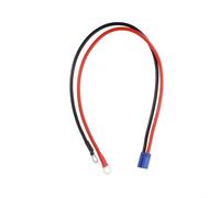 FACAIIO Cavo di rame EC5 maschio a O-terminale, 10 AWG, 0,5 m, 12-24 V, 100 A, batteria per auto