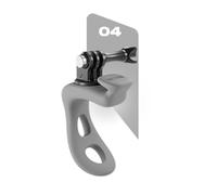 FACAIIO Cinghia elastica in silicone per TELESIN Small Q Mount, sterzata a 360° Regolazione del passo di 180°, per staffa fissa per fotocamera sportiva, supporto diametro 22-38 mm