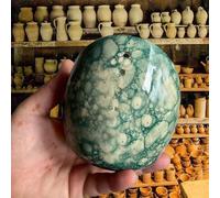 FACAIIO Ciotola spelafili in ceramica con fori di diverse dimensioni per una preparazione efficiente delle erbe a foglia, strumento da cucina in resina fatto a mano per una facile pulizia, verde