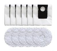 FACAIIO Confezione da 11 sacchetti di ricambio per mocio, accessori per Eureka J15 Pro, accessori per aspirapolvere Ultra con 5 panni per mocio, 6 sacchetti di ricambio per la pulizia di pavimenti in