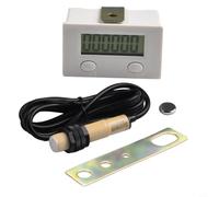 FACAIIO Contatore elettronico digitale a 6 cifre con interruttore sensore magnetico, punzonatrice, attrezzatura industriale, 20 Hz, 0-999999 conteggio per gamma