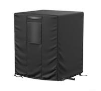 FACAIIO Copertura impermeabile per condizionatore d'aria esterna per una protezione durevole in tela 410D, adatta per mobili da giardino quadrati centrali AC (86,4 x 86,4 x 96,5 cm)