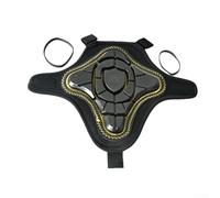 FACAIIO Copertura regolabile per manubrio bici da bambino, in silicone, protezione per il petto, per bici e scooter per bambini (giallo)