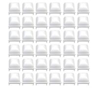 FACAIIO Coperture bianche per pali quadrati da 3,8 cm, compatibili con piscine fuori terra JW Esther Williams, sicurezza liscia, confezione da 6 (36 pezzi)