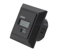 FACAIIO Display digitale contaore timer 100-240V AC 50o 60Hz alta precisione per barca marina per generatore moto ABS HM-1R Series