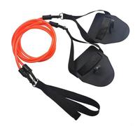 FACAIIO Dryland Swim Trainer con pagaie staccabili e gancio elastico per allenamento della parte superiore del corpo e miglioramento della tecnica di nuoto