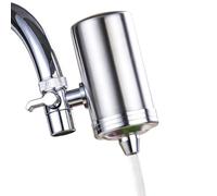 FACAIIO Filtro dell'acqua del rubinetto della cucina in acciaio inossidabile con cartuccia in ceramica di diatomite per rimuovere l'odore di ruggine e trattenere i minerali